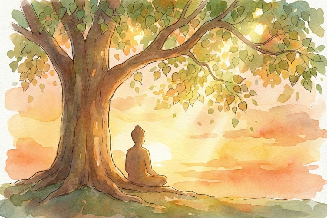 瞑想するブッダ